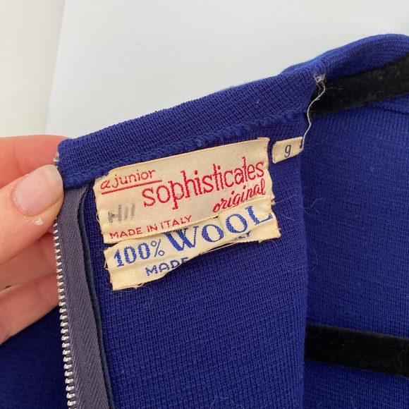 Vintage wool dress - Picture 4 of 4